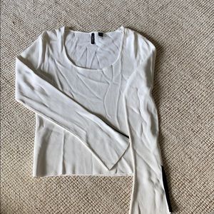 Classy scoop long sleeve professional shirt